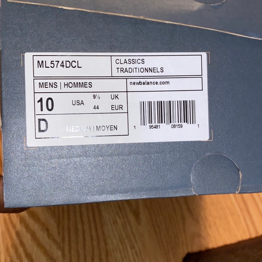 Man New balance sneakers